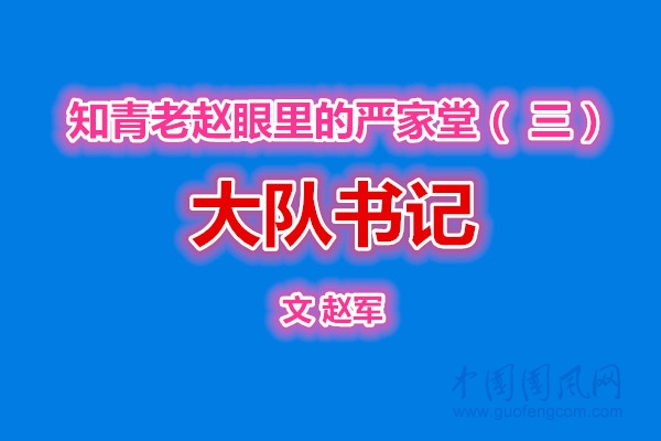  知青老赵眼里的严家堂（三） 大队书记