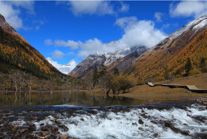 四姑娘山双桥沟美景