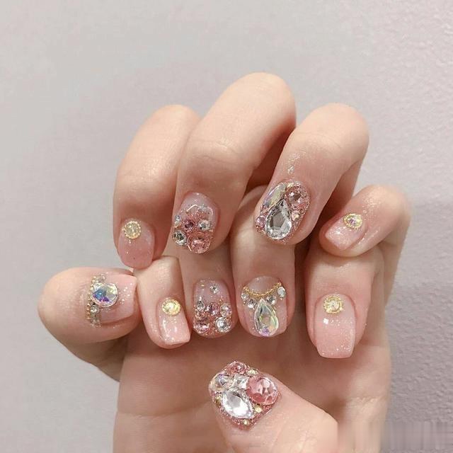超有爱的情人节美甲合集