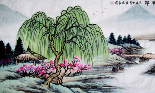 京口瓜洲一水间