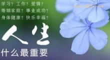 什么最重要