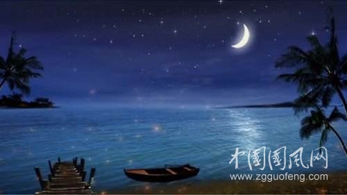 《弯弯的月亮》      文/青春鸟